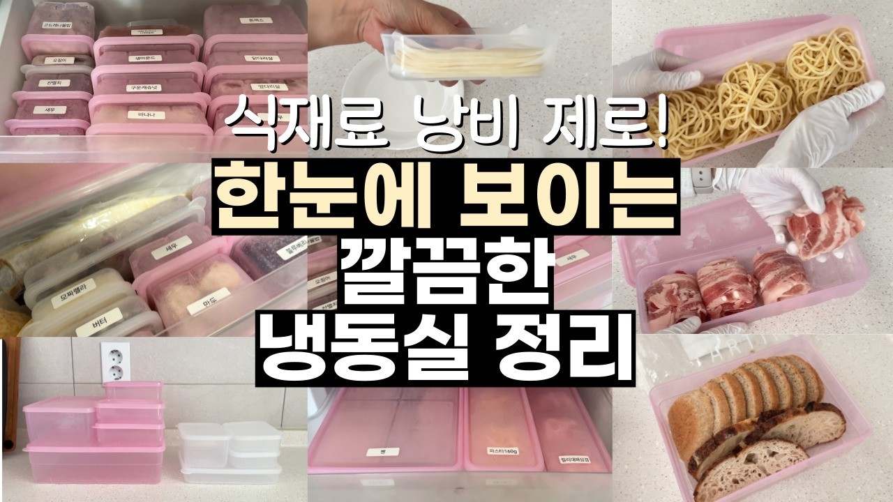 냉장고 냉동실정리, 식재료 소분, 정리방법, 땡스소윤 실리쿡 소분용기 비교 내돈내산