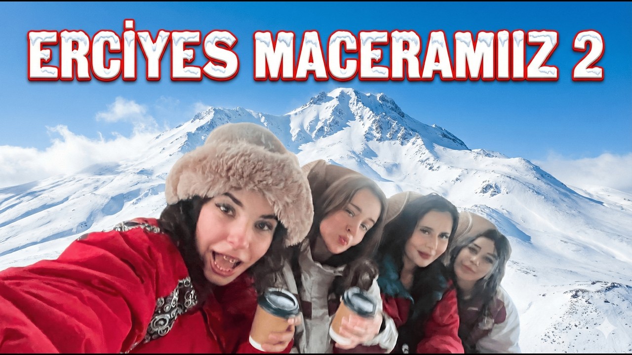 dostlarımla erciyes'te kayak 2