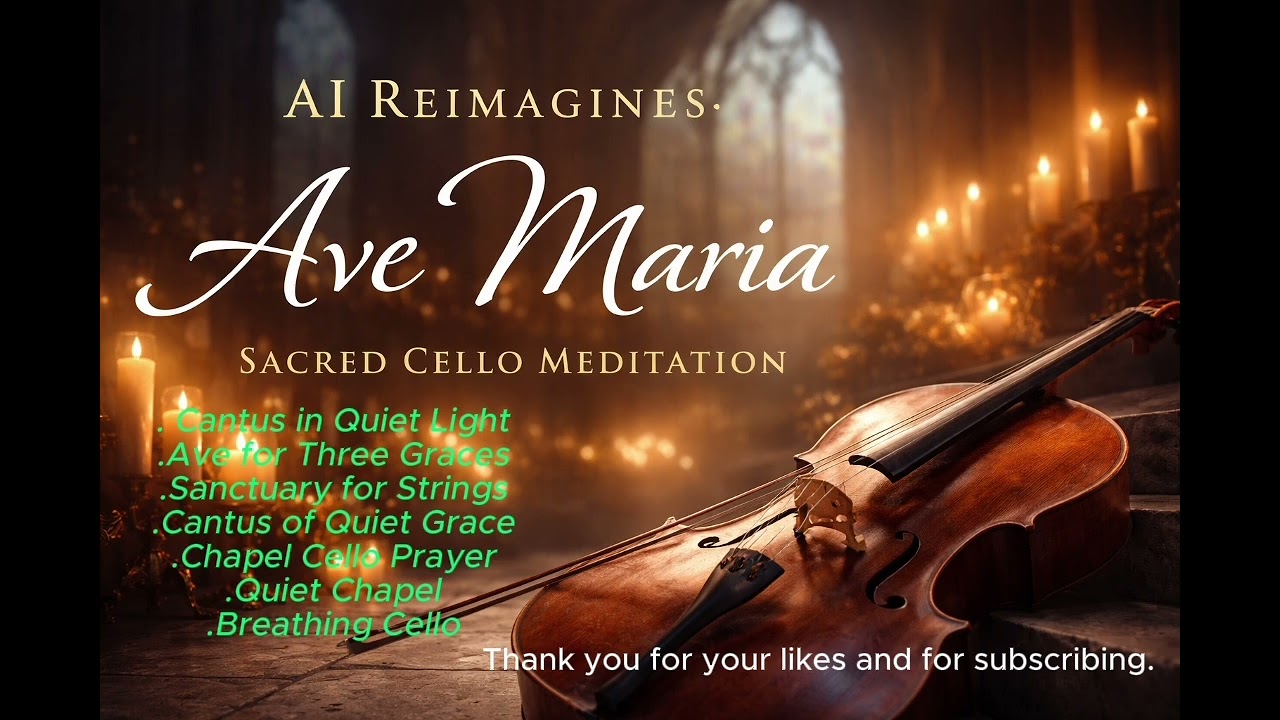 AI Reimagines Ave Maria | Sacred Cello Meditation