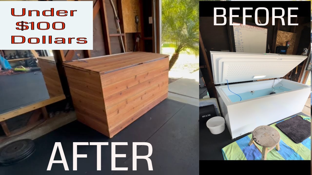 Cold plunge DIY - Ultimate cold plunge set up Under $100
