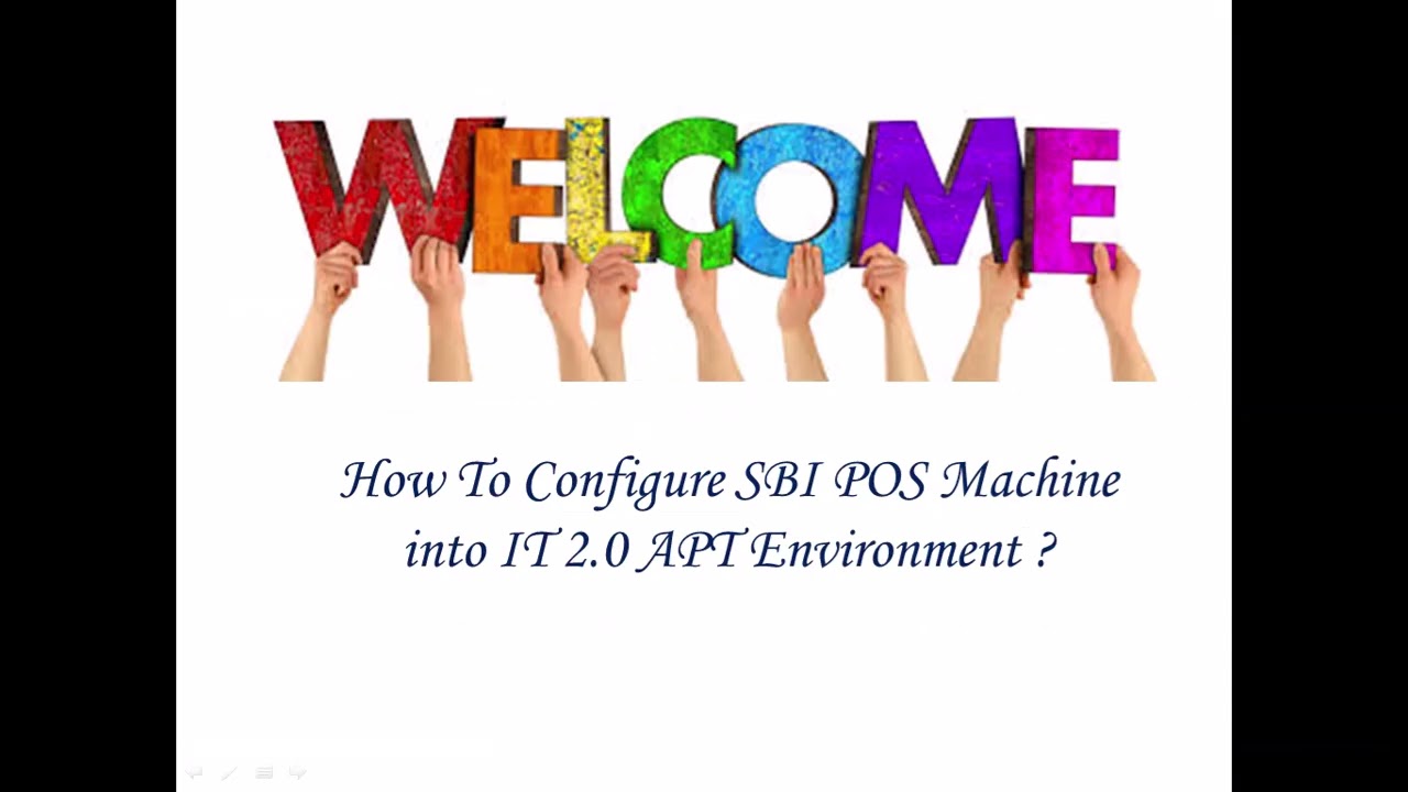 How To Configure SBI POS Machine into IT 2.0 APT Environment
