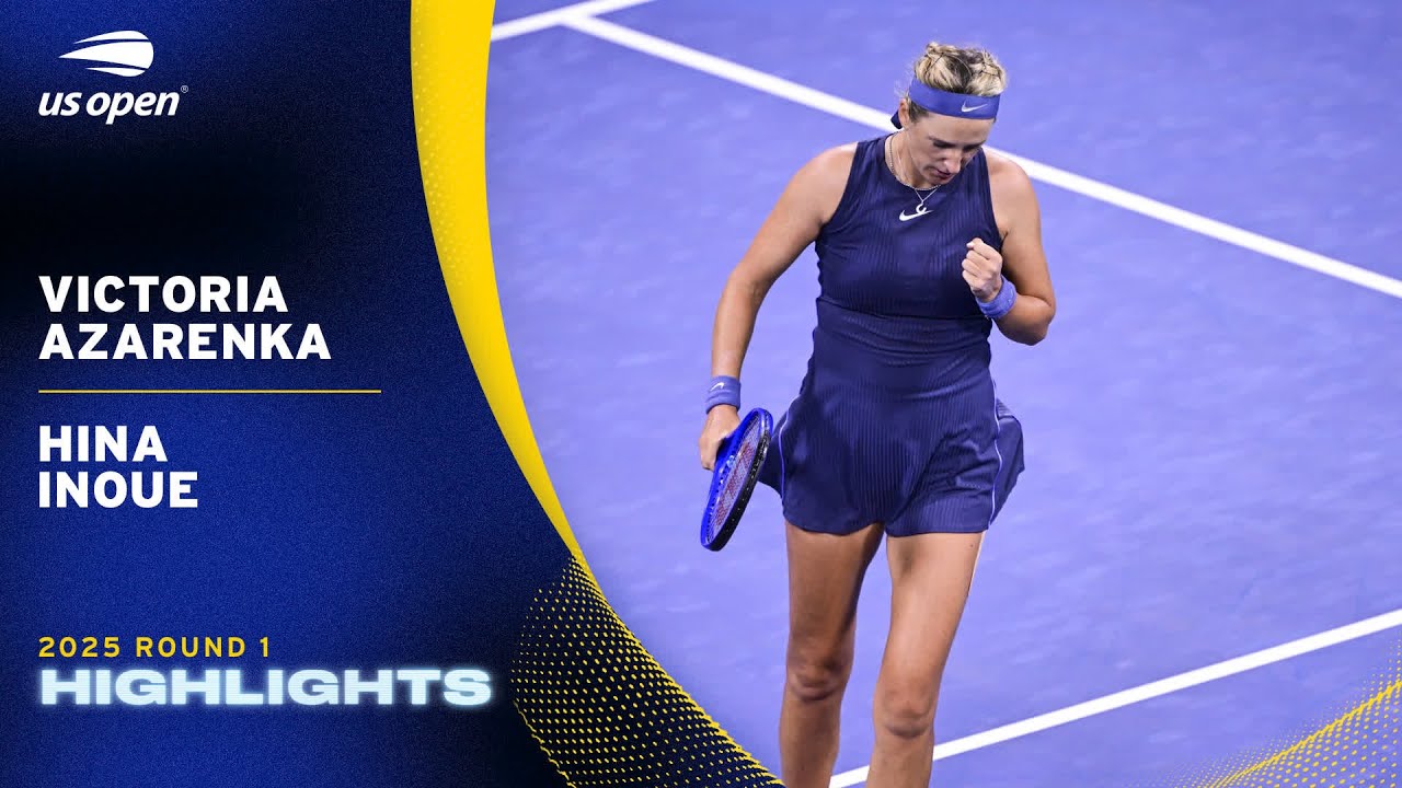 Victoria Azarenka vs. Hina Inoue Highlights | 2025 US Open Round 1