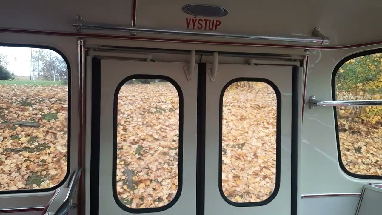 Praha - nostalgická autobusová linka K - jízda autobusem Škoda RTO - dne 2.11.2024