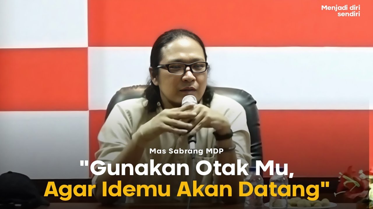 Mumpung resikonya masih kecil, buatlah kesalahan sebanyak-banyaknya - Mas Sabrang MDP