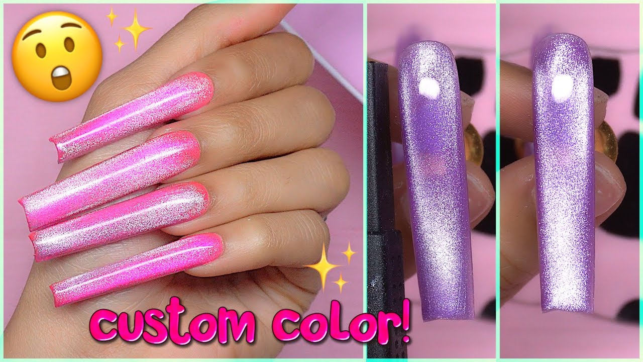 EASY HOW TO: STUNNING Ethereal CATSEYE Effect! Jewel-Like Finish nail art DIY CUSTOM Catseye Color!!