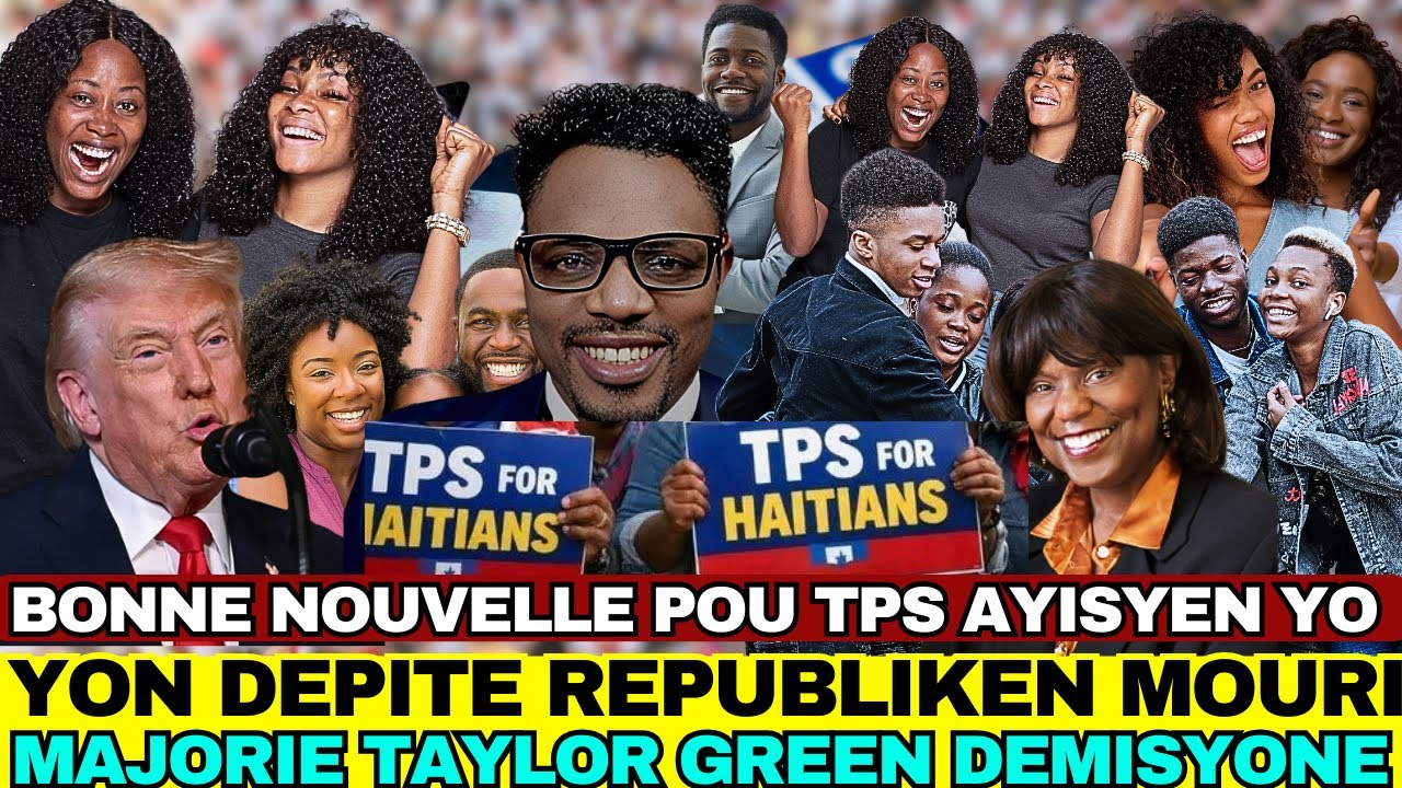 BONNE NOUVELLE POU TPS AYISYEN AN,TRE MOVE NOUVEL POU REPIBLIKEN YO,DE SOLDA TONBE NAN KONGRE A