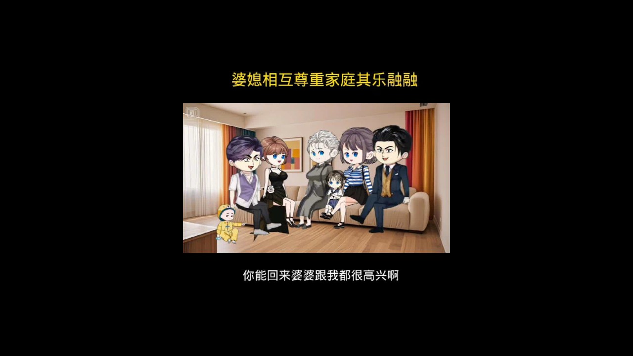 婆媳相互尊重家庭情其乐融融#原创动画 #家庭情感动画#内容启发搜索#婚姻家庭#二次元动画@抖音小助手 @抖音创作小助手