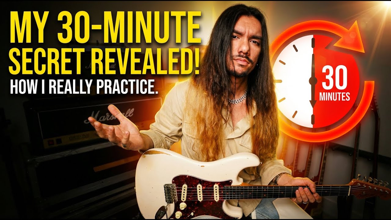 How I'd Practice Guitar If I Only Had 30 Minutes A Day (Stop Making Excuses)