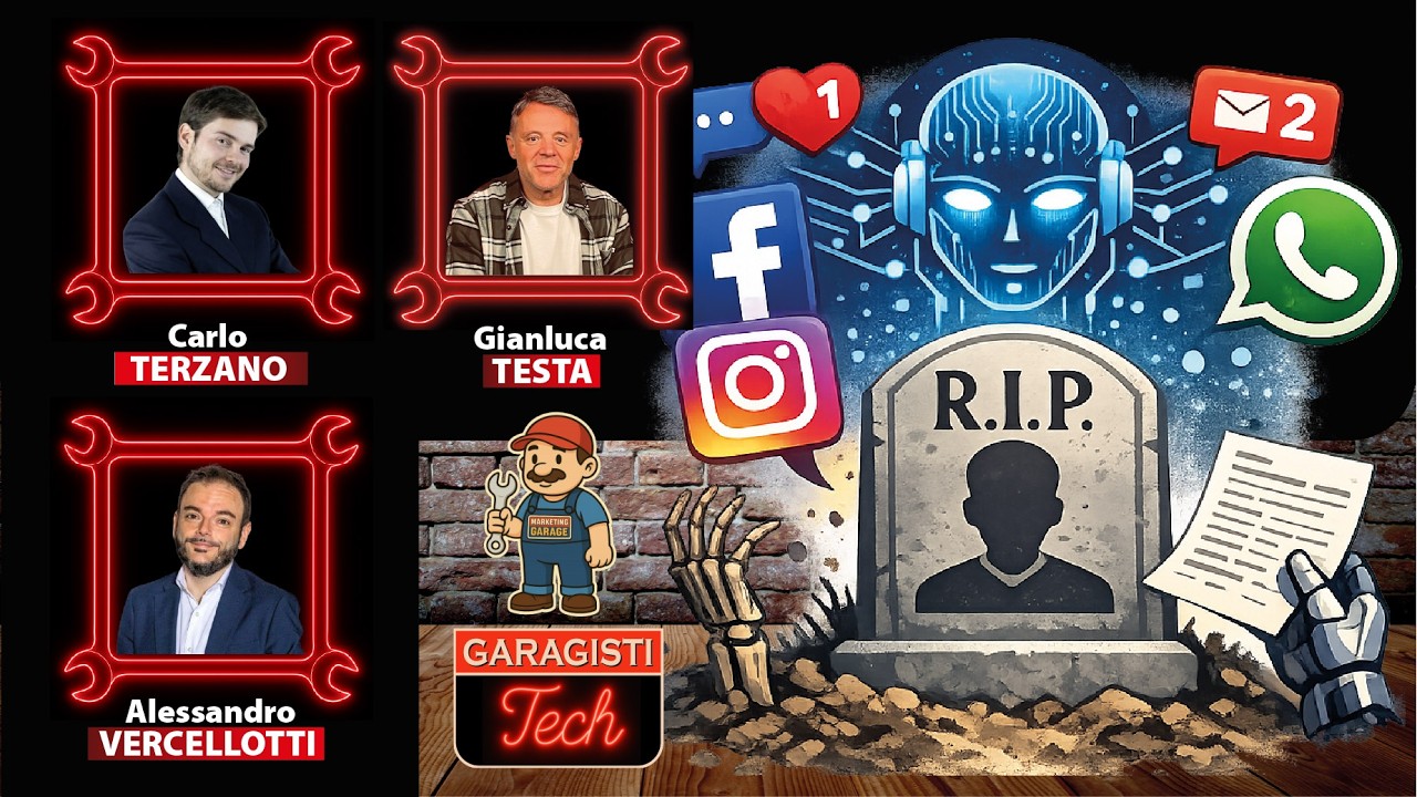 GARAGISTI TECH: Siamo già in Black Mirror? L’AI che assume umani, complotta e parla coi morti.