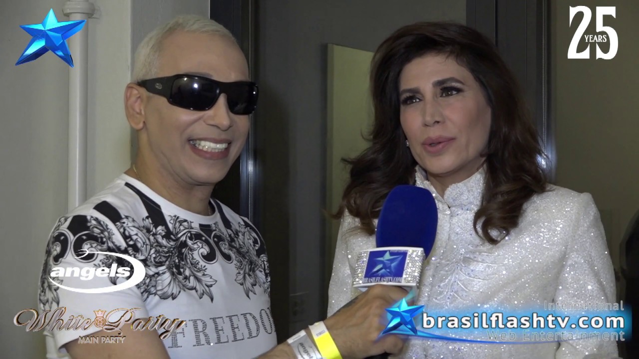 River Flash TV entrevista Maya Simantov - White Party - Zurich 2019