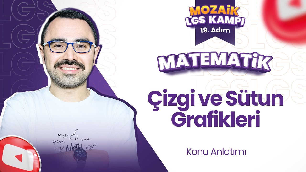 Çizgi ve Sütun Grafikleri - Konu Anlatım | LGS MATEMATİK - Mozaik LGS Kampı 19. Adım