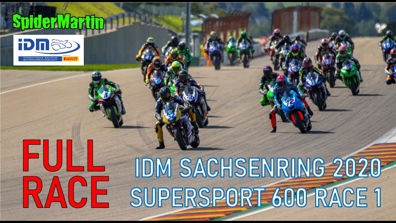 IDM Sachsenring 2020 I Supersport 600 Race 1 I LAP RECORD!!!