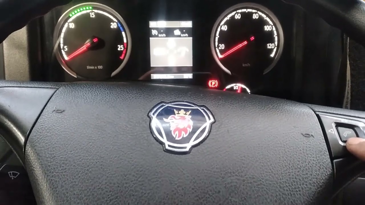 Scania como tirar mensagem de Manutenção Programável pelo painel