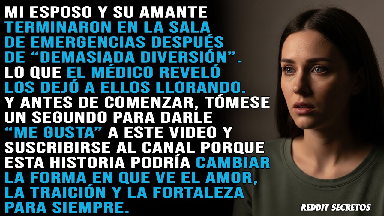 Mi esposo y su amante terminaron en la sala de emergencias después de “demasiada diversión”, pero su