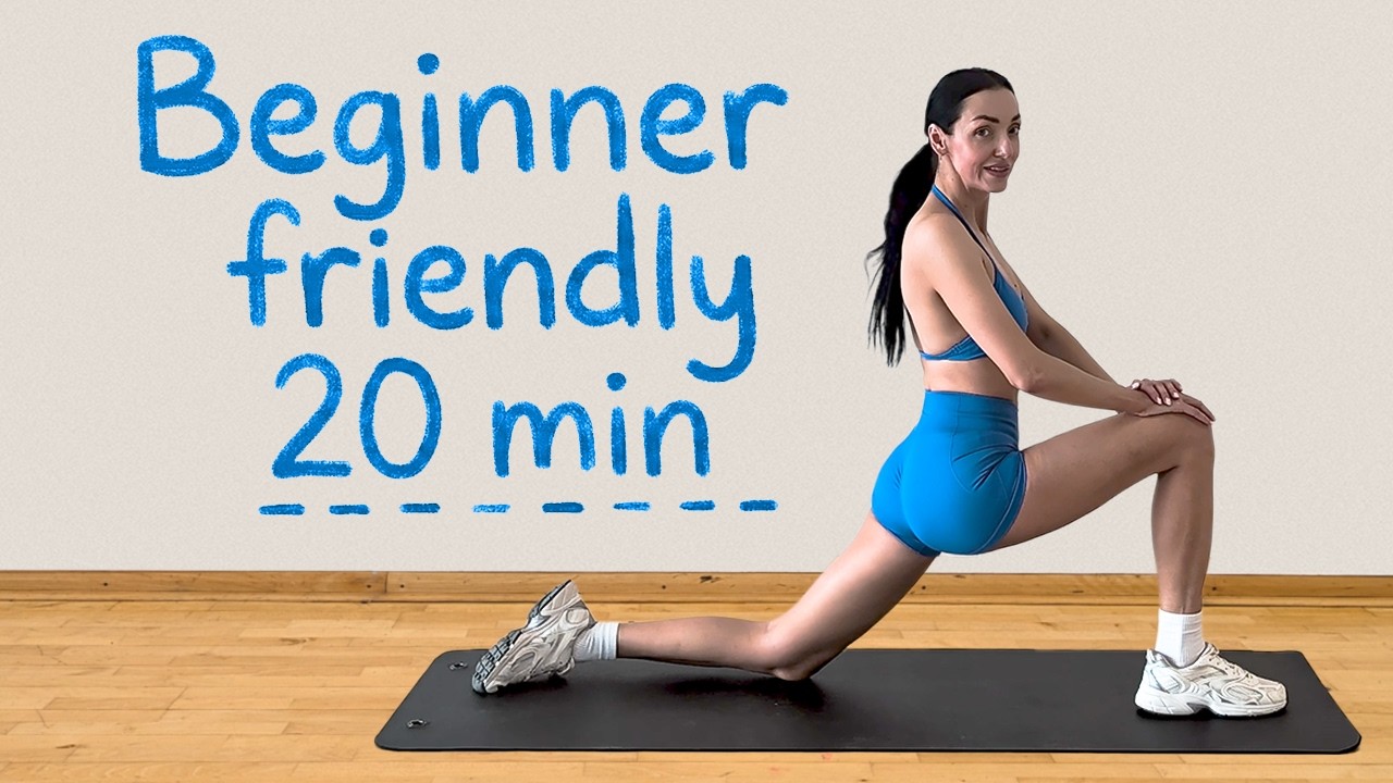 20 Min Beginner Friendly Pilates Workout | Full Body Slim & Tone