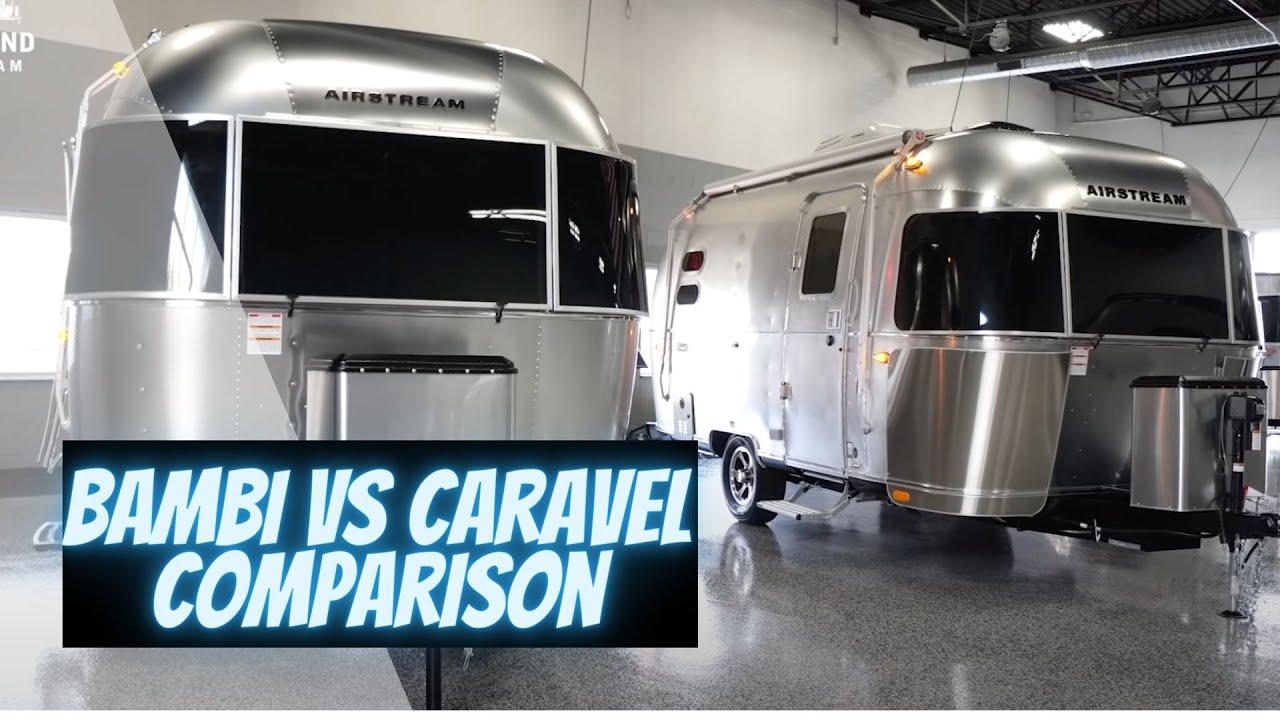 AIRSTREAM COMPARISON VIDEO - 2022 Bambi 19CB vs 2022 Caravel 19CB