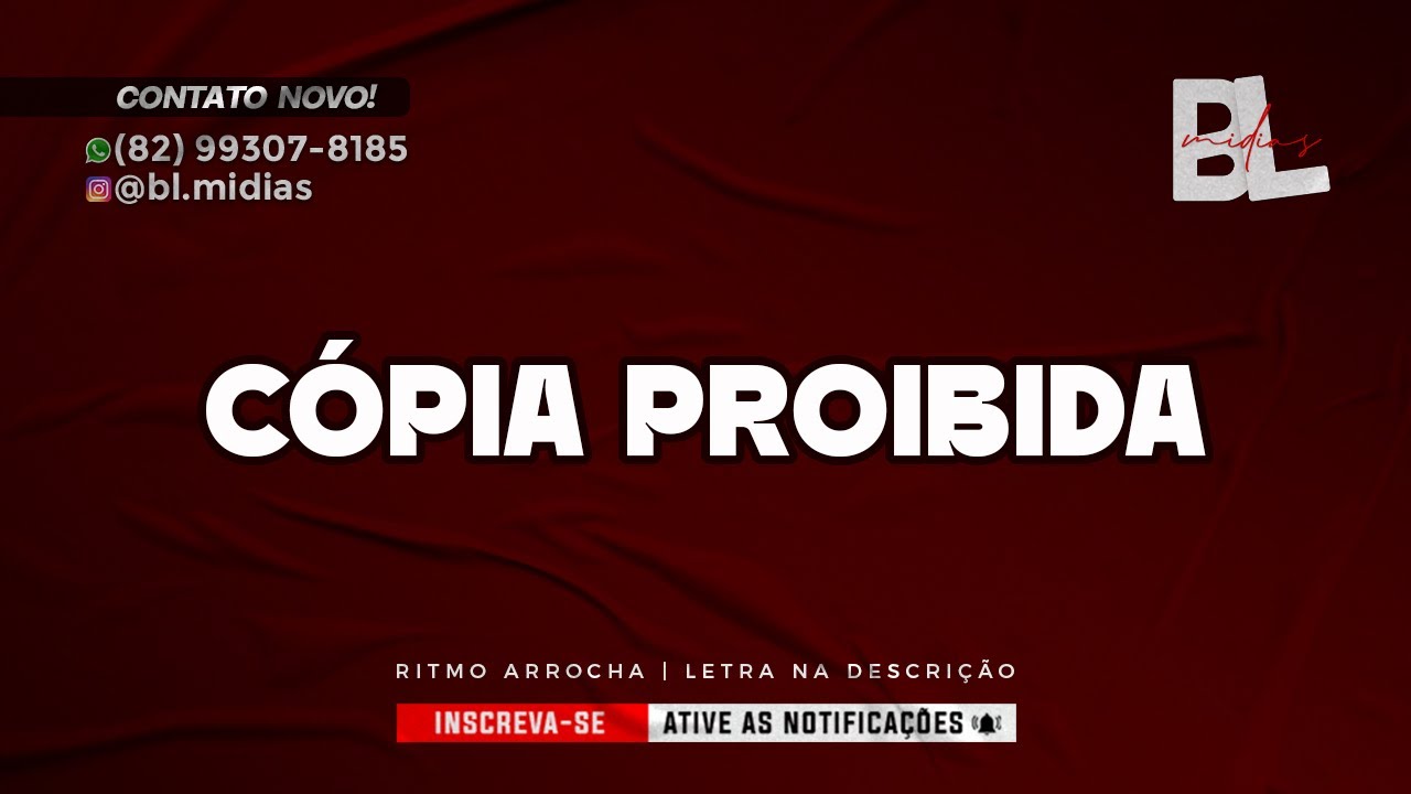 Karaokê Cópia Proibida - Léo Foguete (Playback Arrocha)