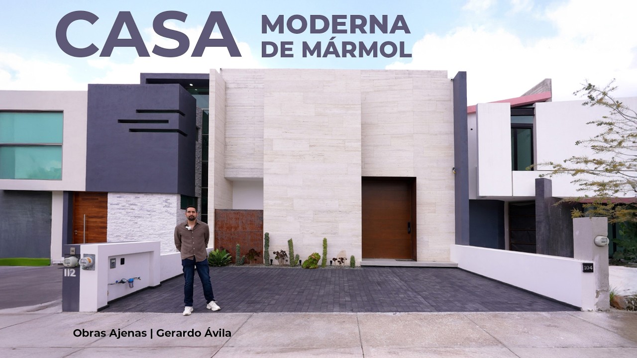 CASA MODERNA DE MÁRMOL: Diseño y arquitectura de interiores en viviendas | Obras Ajenas | Gerardo