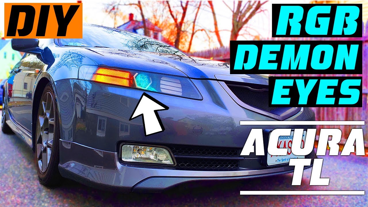 How to Install RGB Demon Eyes (feat. ColorMorph Demon Eye) - Acura TL -