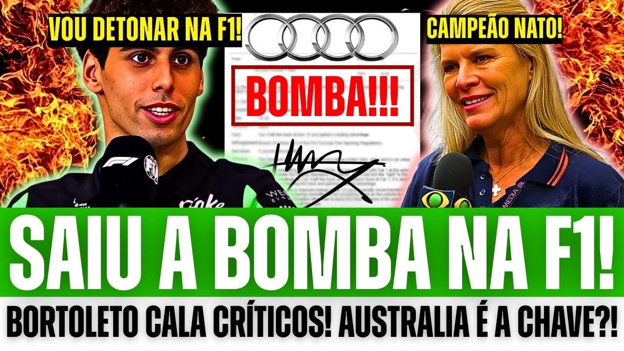 🚨 BORTOLETO HUMILHA A M&Iacute;DIA EUROPEIA! ECCLESTONE DIZ QUE RUSSELL N&Atilde;O TEM 