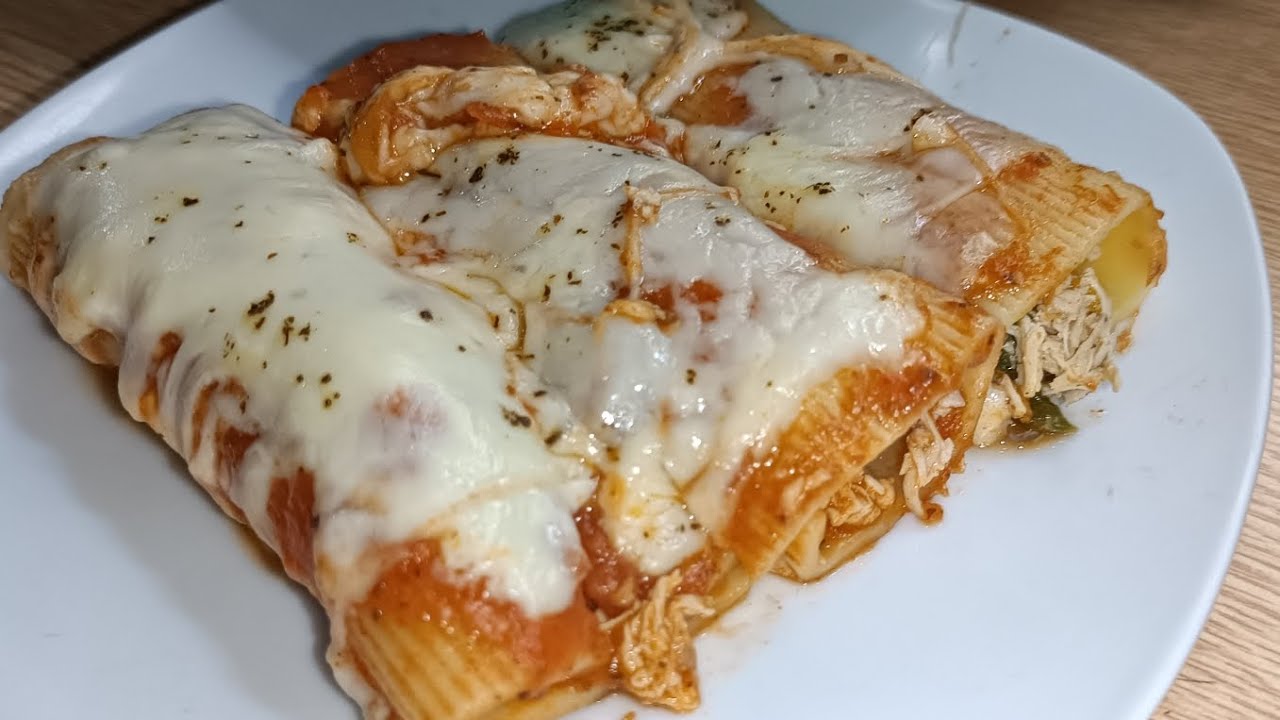 C&Oacute;MO HACER CANELONES DE POLLO EN SART&Eacute;N || CANELONES DE POLLO SIN HORNO