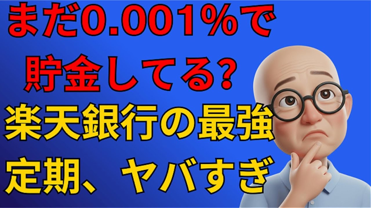 【最強の預金】楽天銀行「資金お引越し定期」がヤバすぎる件について