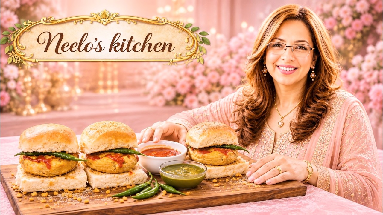 Delicious Homemade Vada Pav - An Authentic Taste of Mumbai! | Neelo's kitchen