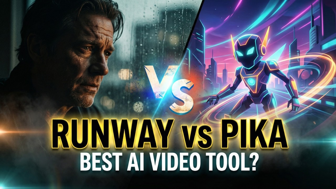 Runway Gen-4 vs Pika 2.0 (2026) — BEST AI Video Tool for Creators?! REAL Comparison + Tests