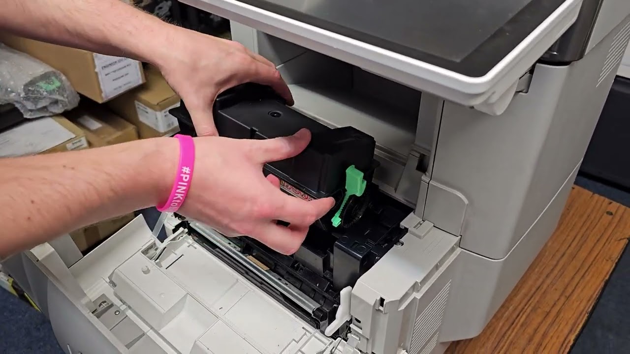 Replacing Toner Ricoh MP 501 And MP 601