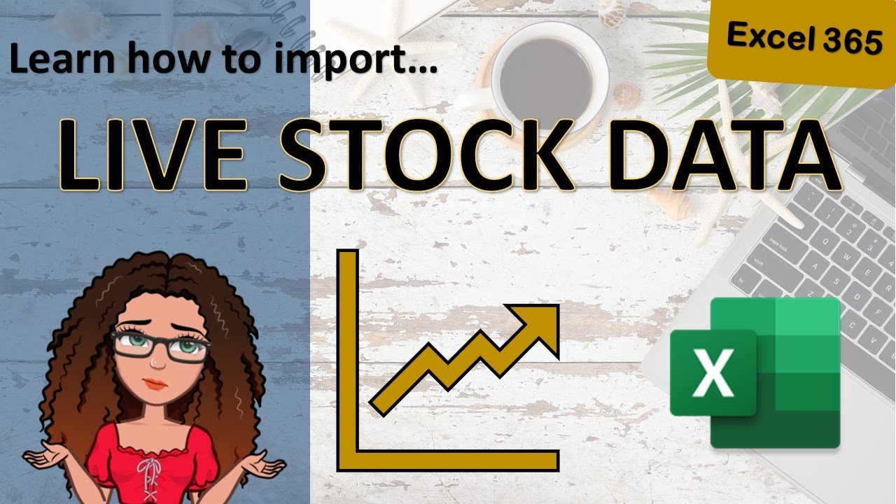 Import LIVE STOCK data into Excel: 3 minute introduction (Office 365)