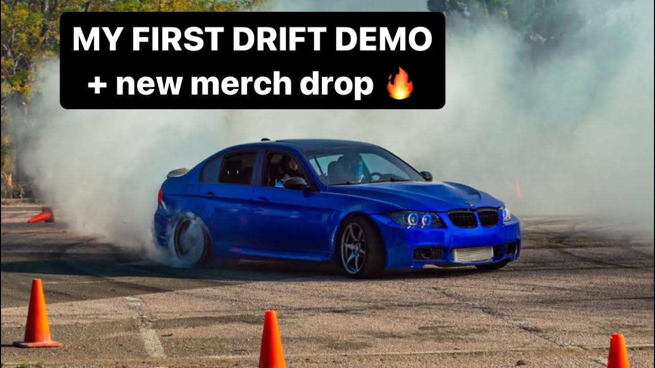 BMW N54 335i drift car makes CRAZY smoke! 💨