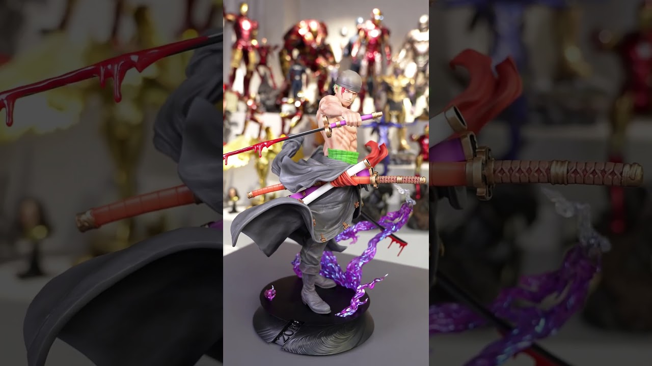 #368 Roronoa Zoro King of Hell Statue &ndash; Dual Version Display ⚔️🔥 | One Piece Shorts