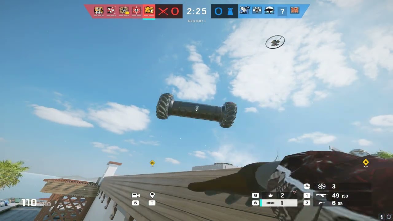 Crazy grenade lineup with lion on coastline | R6 SIEGE