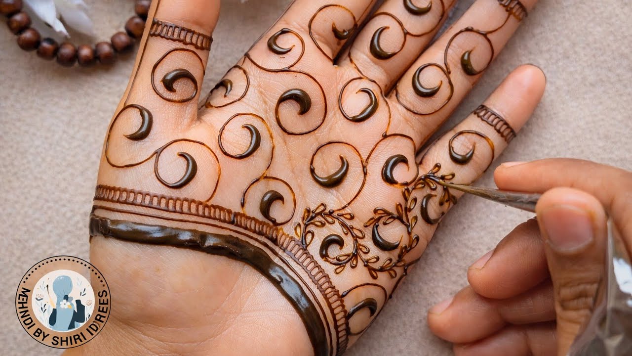 New Ramadan special mehndi design 2026 || mehndibyshiri || easy front side henna #2026 #ramadan #eid