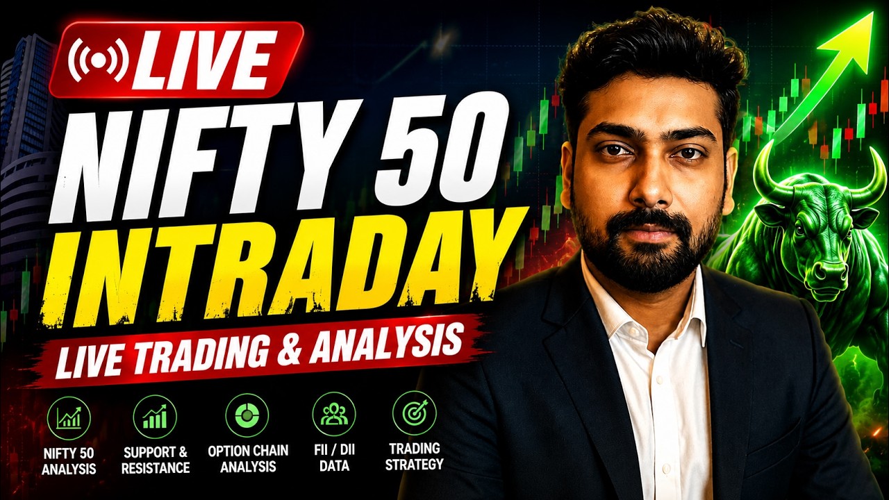 NIFTY 50 LIVE 🔴 Intraday Trading & Live Market Analysis | NIFTY 50 Today