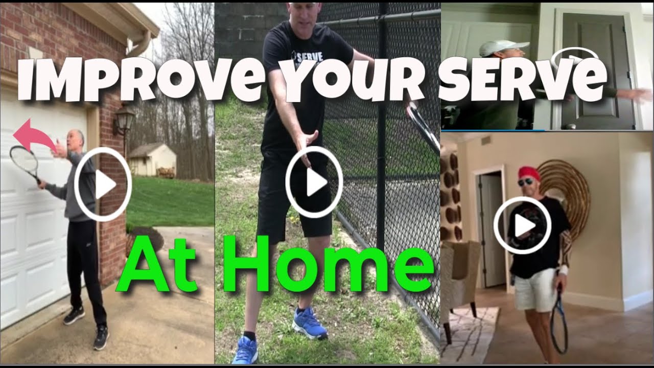 How to Practice the Serve at Home (quarantine tennis tips)