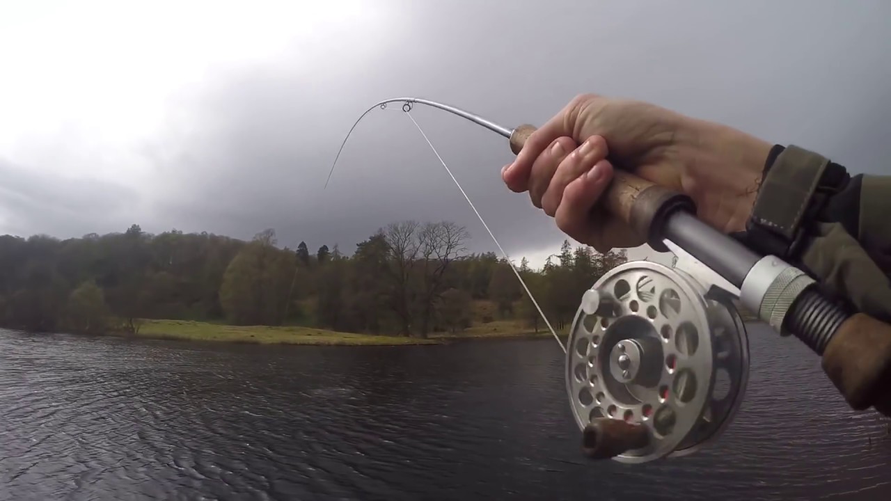 Fly Fishing at Ghyll Head trout fishery in the Lake District