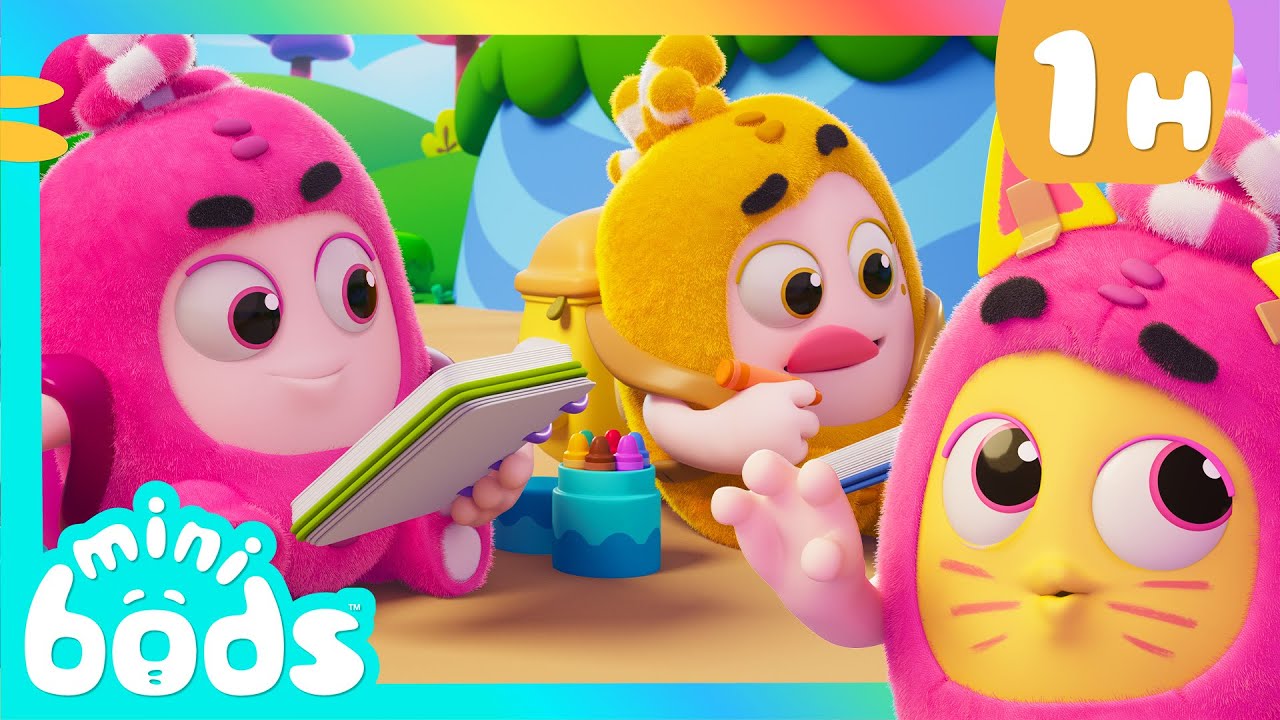 Drawing Day Disaster  | Minibods | Rob the Robot & Friends - Funny Kids TV