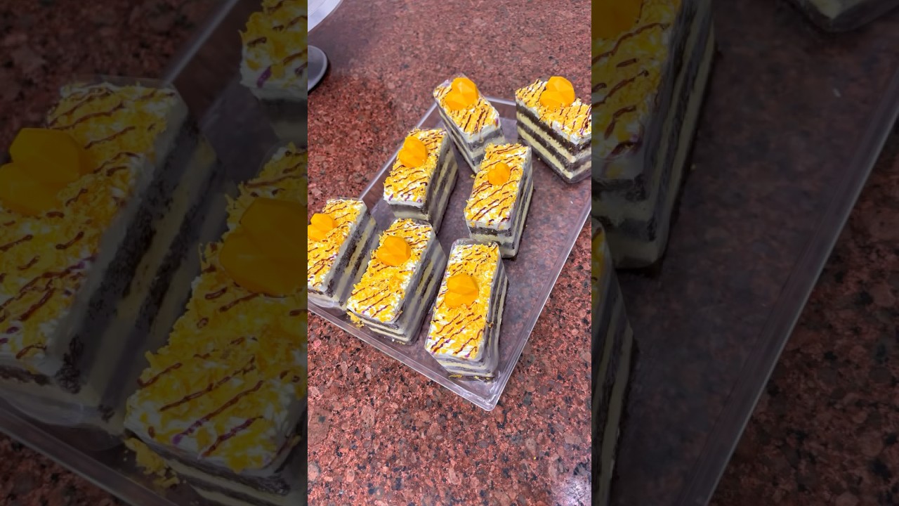 Choco mango Pastry  🍰 recipe #shortsfeed #shorts #trending #mangopastry #cake