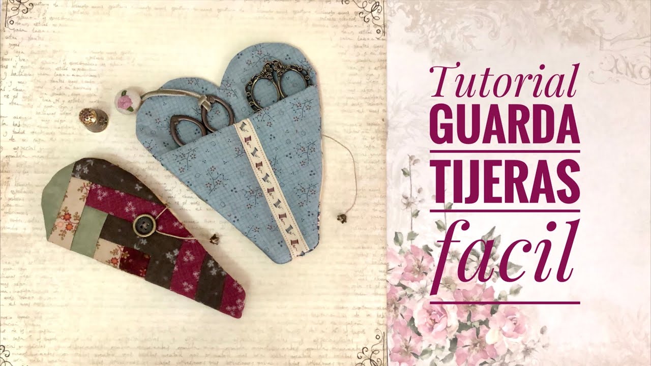 Funda de tijeras facil❤️❤️(2020)EN EL TAller DE COlor DE HAdas👏🧵✂️