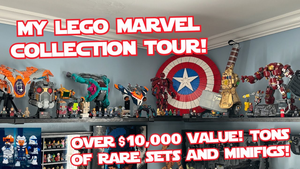 Мой тур по коллекции LEGO Marvel! LEGO Marvel City, наборы UCS и минифигурки! (Стоимостью более 1...