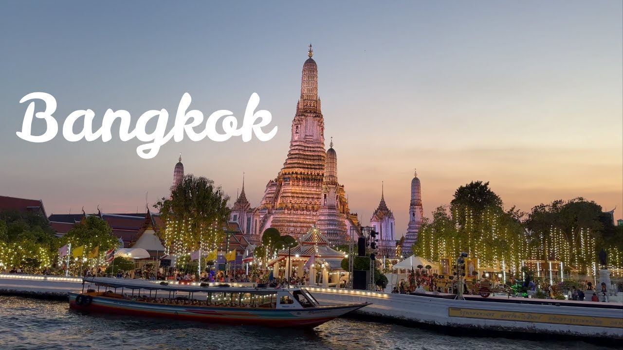 🇹🇭 4K HDR | Amazing Chao Phraya River Boat Tour 🌊🚢☀️