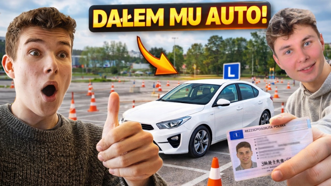 ZDAŁ PRAWO JAZDY I DOSTAŁ AUTO! | Mateo