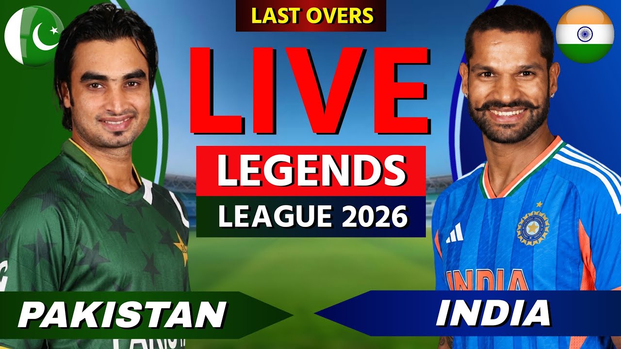 🔴 India Legends vs Pakistan Legends | Live Cricket Match Scores, Commentary, IND vs PAK | 14 OVERS