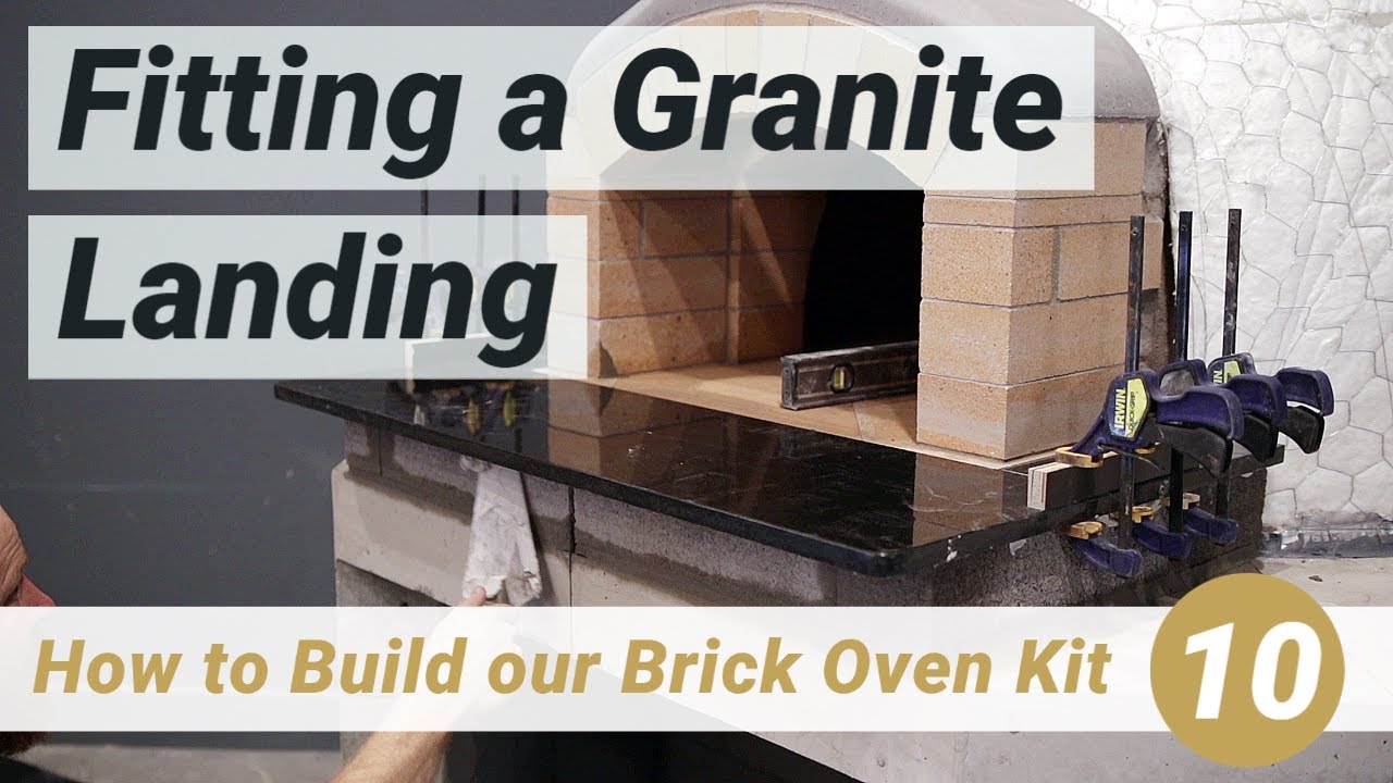 How to Build our Brick Oven Kit | 10. Fitting a Granite Landing or Wrap