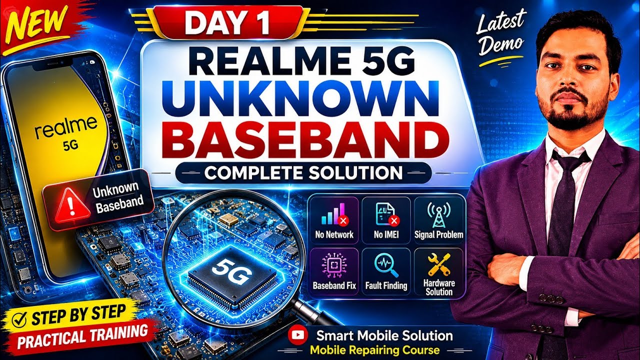 Realme 5G Mobile Unknown Baseband Repair Latest Solution 2026 | Smart Mobile Solution 