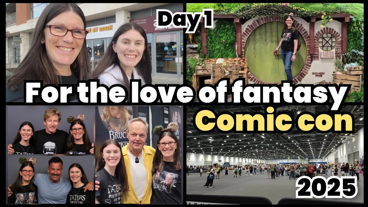 Day 1 Saturday | For the love of fantasy comic con 2025 | Our first time at FTLOF Excel London