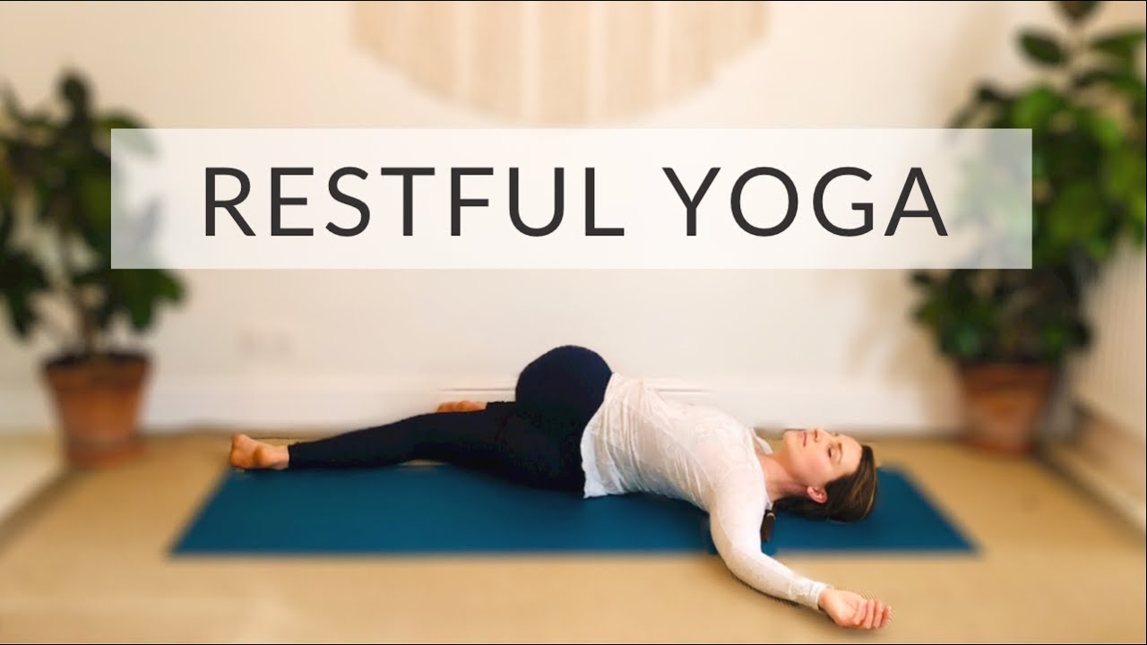 RESTFUL YOGA FOR STRESS 10 MINS | Yoga for relaxation and stress relief