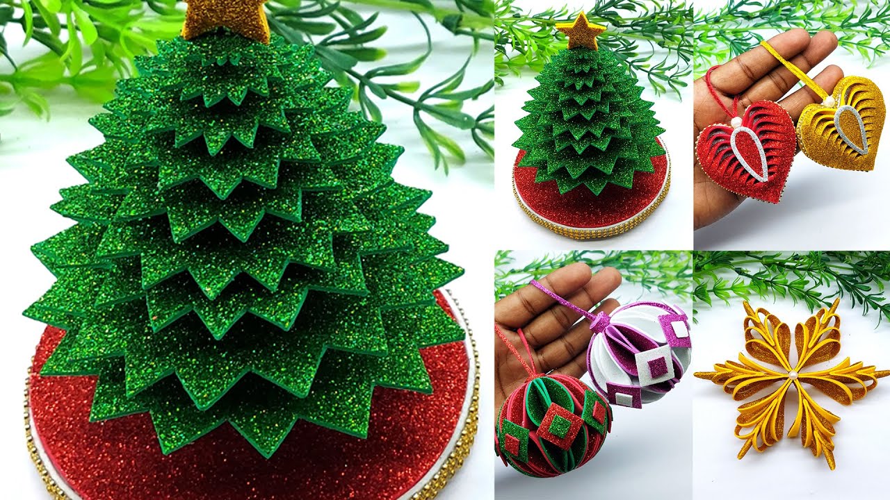 Low Budget Christmas Decor - Christmas Tree Decor - Christmas Home Decoration Crafts - DIY Crafts