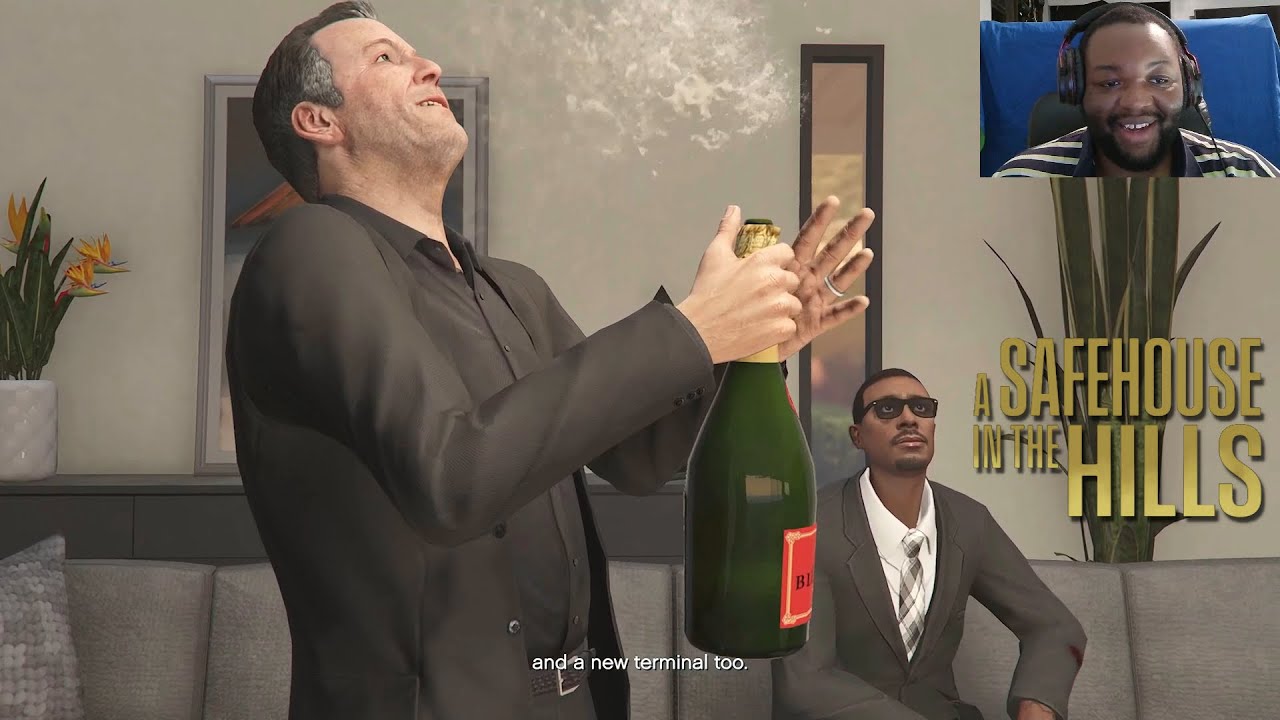 GTA Online - Home Sweet Home (Michael Mission) with Facecam/Live Reaction